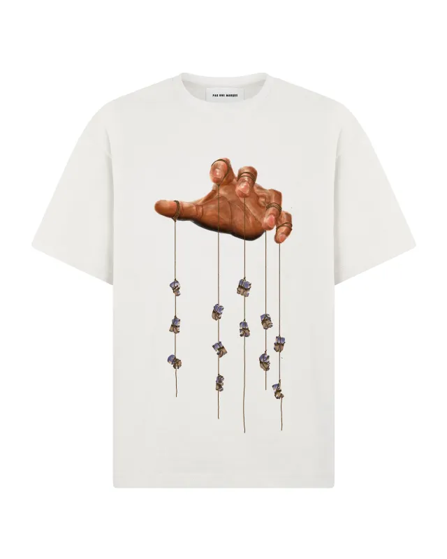 Control Tee Shirt (White) sold by Pas Une Marque