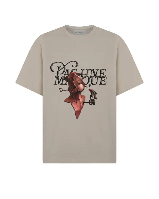 Memento Tee Shirt (Beige) sold by Pas Une Marque