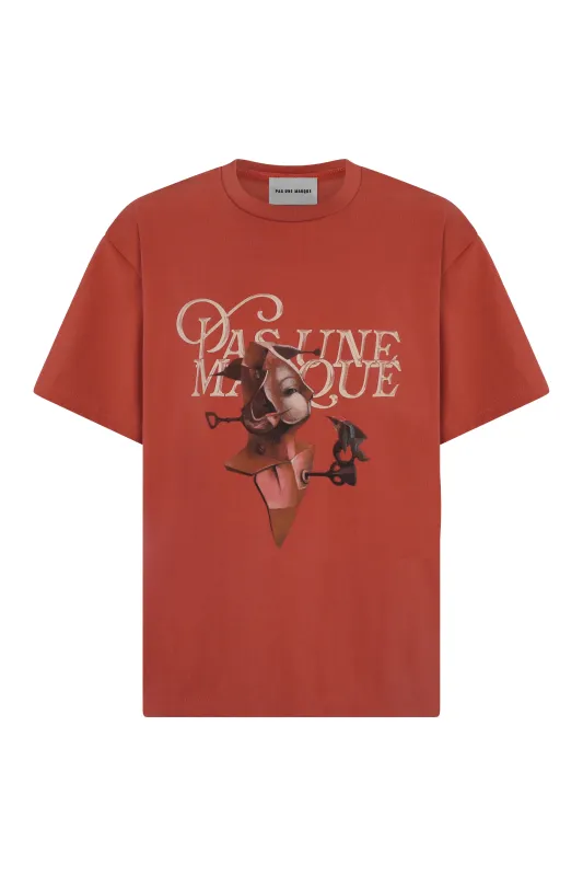 Memento Tee Shirt (Brick) sold by Pas Une Marque