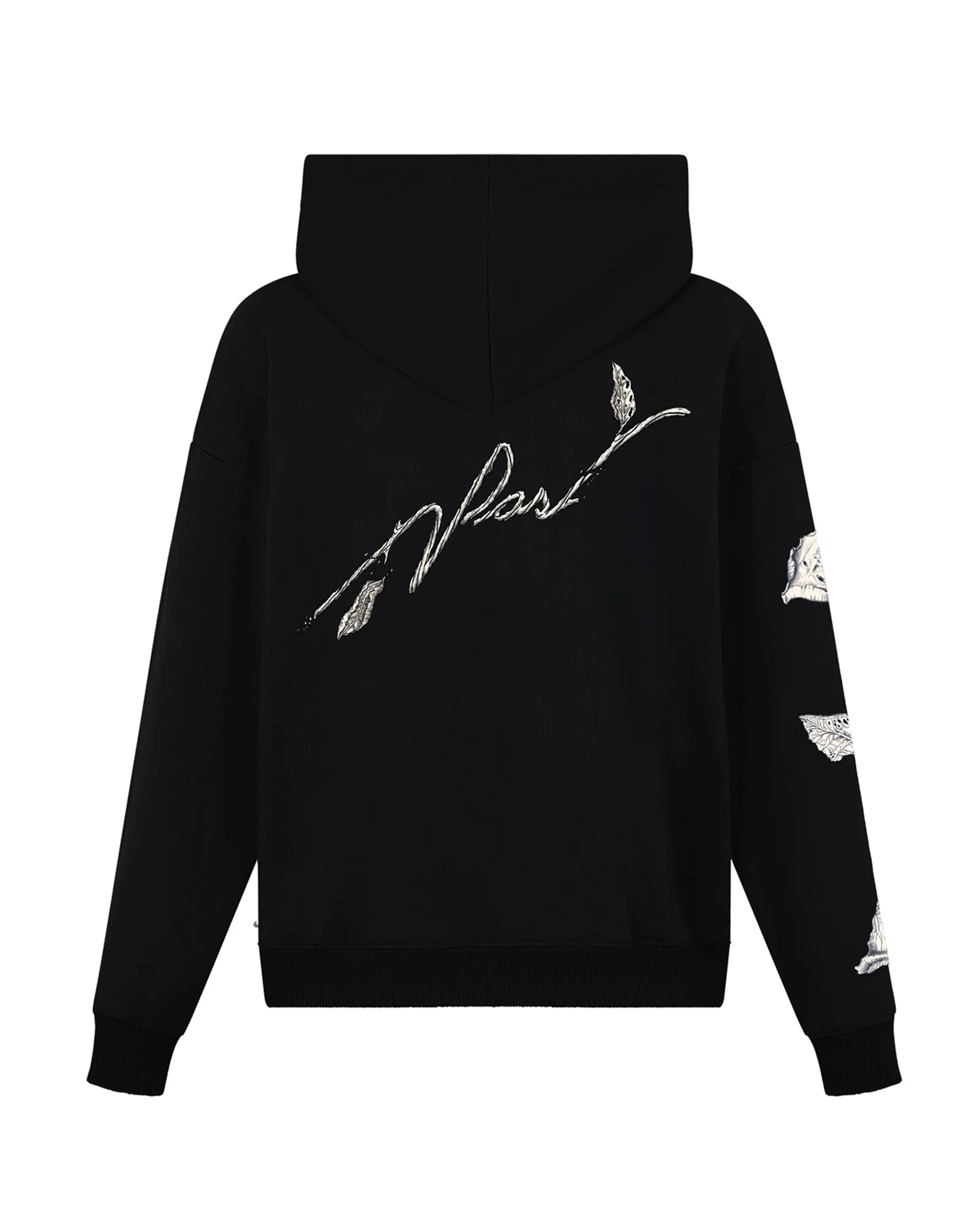 Johnson Tsang Falling Rose Petals Hoodie (Charcoal) sold by Pas Une Marque product image thumbnail 2