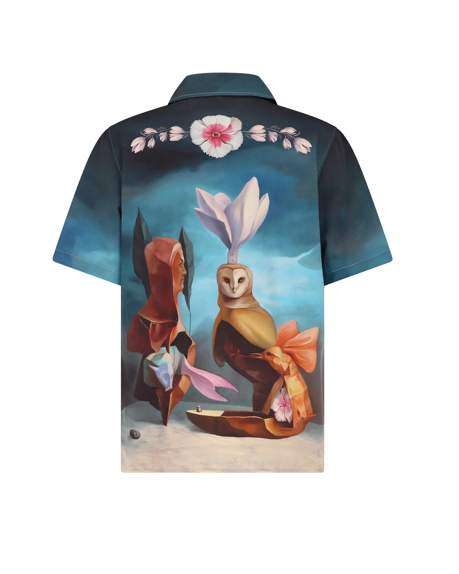 Flowers Awakening Short Sleeve Shirt sold by Pas Une Marque product image thumbnail 2