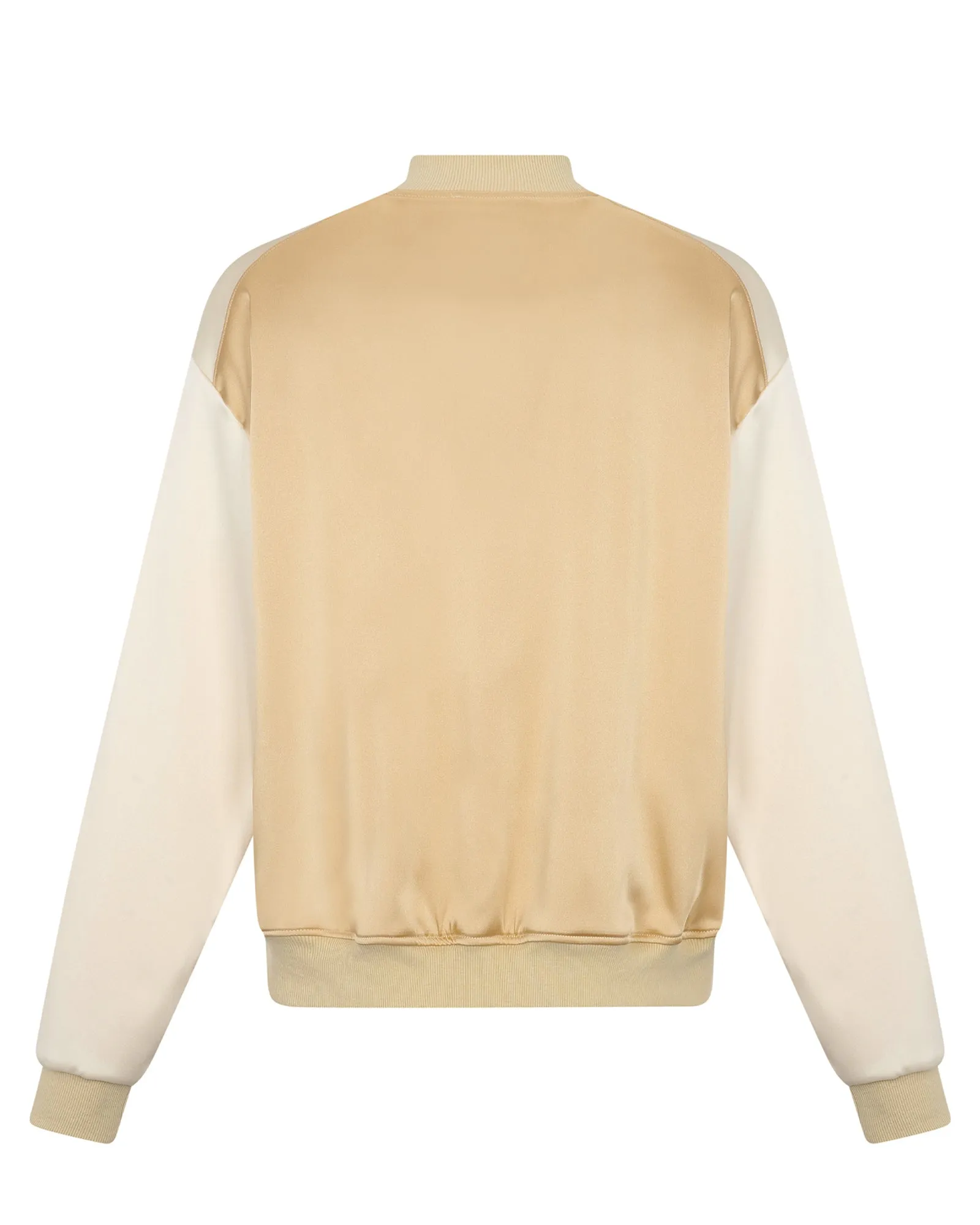 Double Cream Bomber Jacket sold by Pas Une Marque product image thumbnail 2