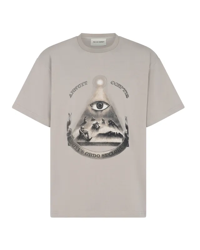 Novus Ordo Tee Shirt (Light Grey) sold by Pas Une Marque