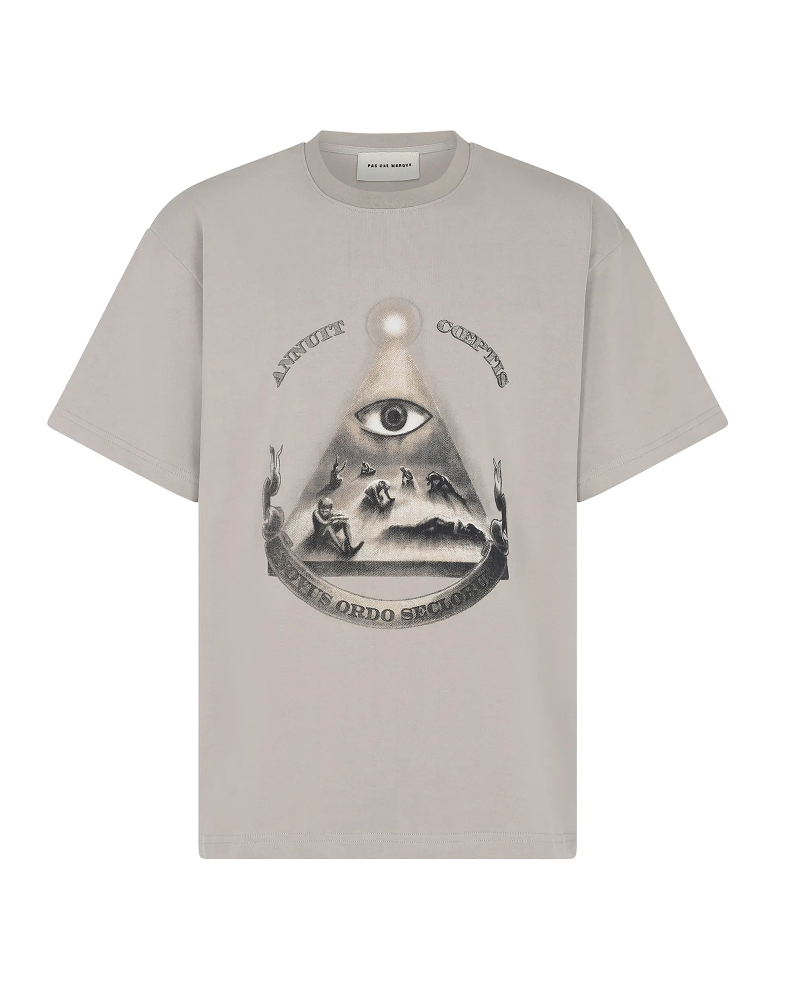 Novus Ordo Tee Shirt (Light Grey) sold by Pas Une Marque