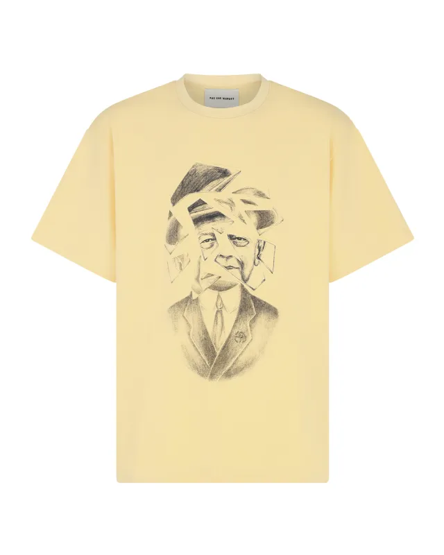 Magritte Tee Shirt (Cream) sold by Pas Une Marque