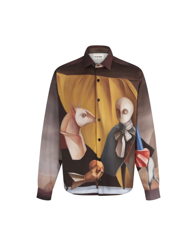 The Ark of Yellow Spells Button Down Shirt sold by Pas Une Marque