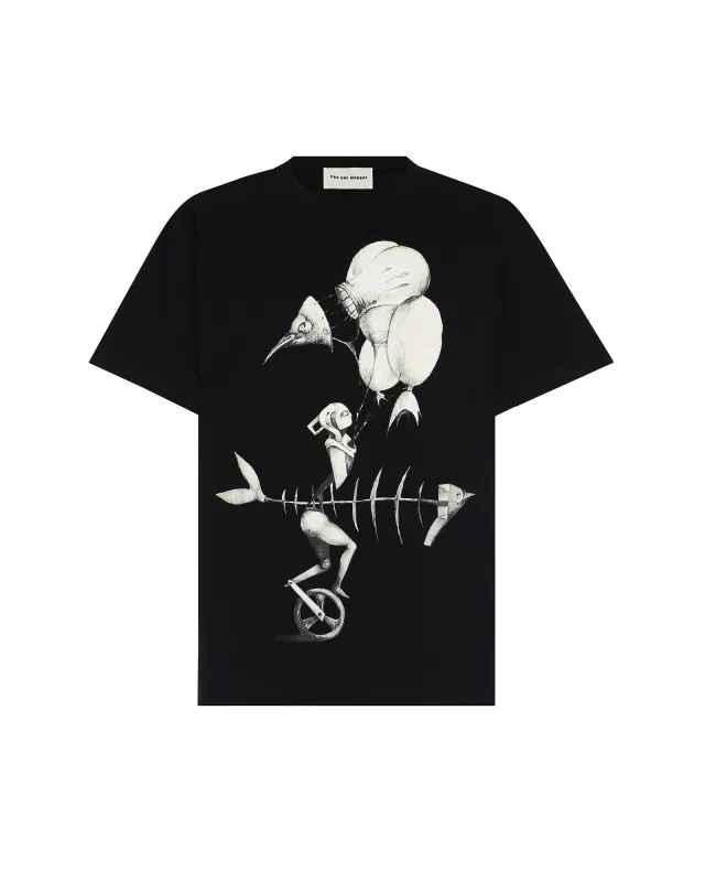 Circus Act Tee Shirt (Anthracite) sold by Pas Une Marque