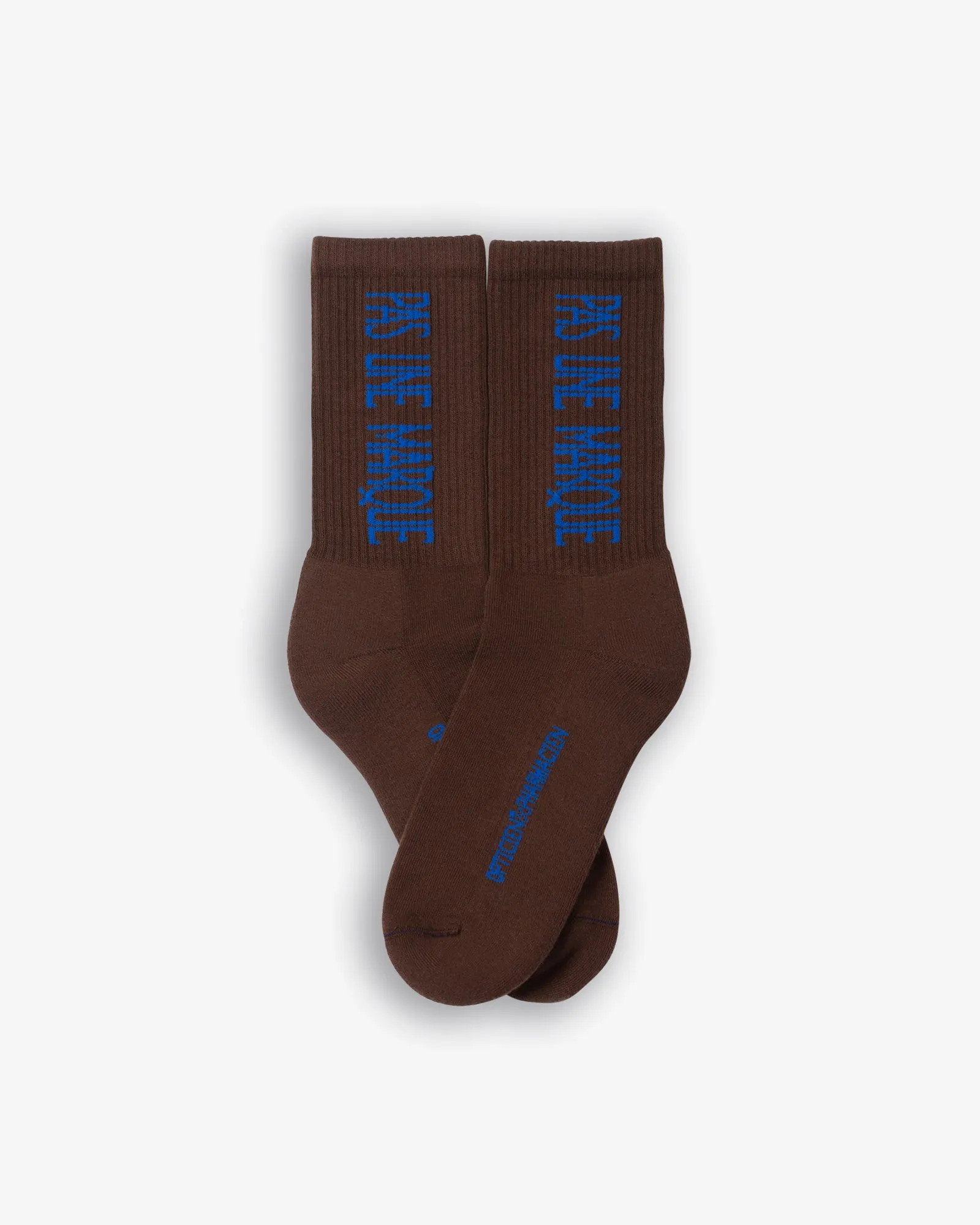 O&P Socks (Brown / Bue) sold by Pas Une Marque product image thumbnail 3