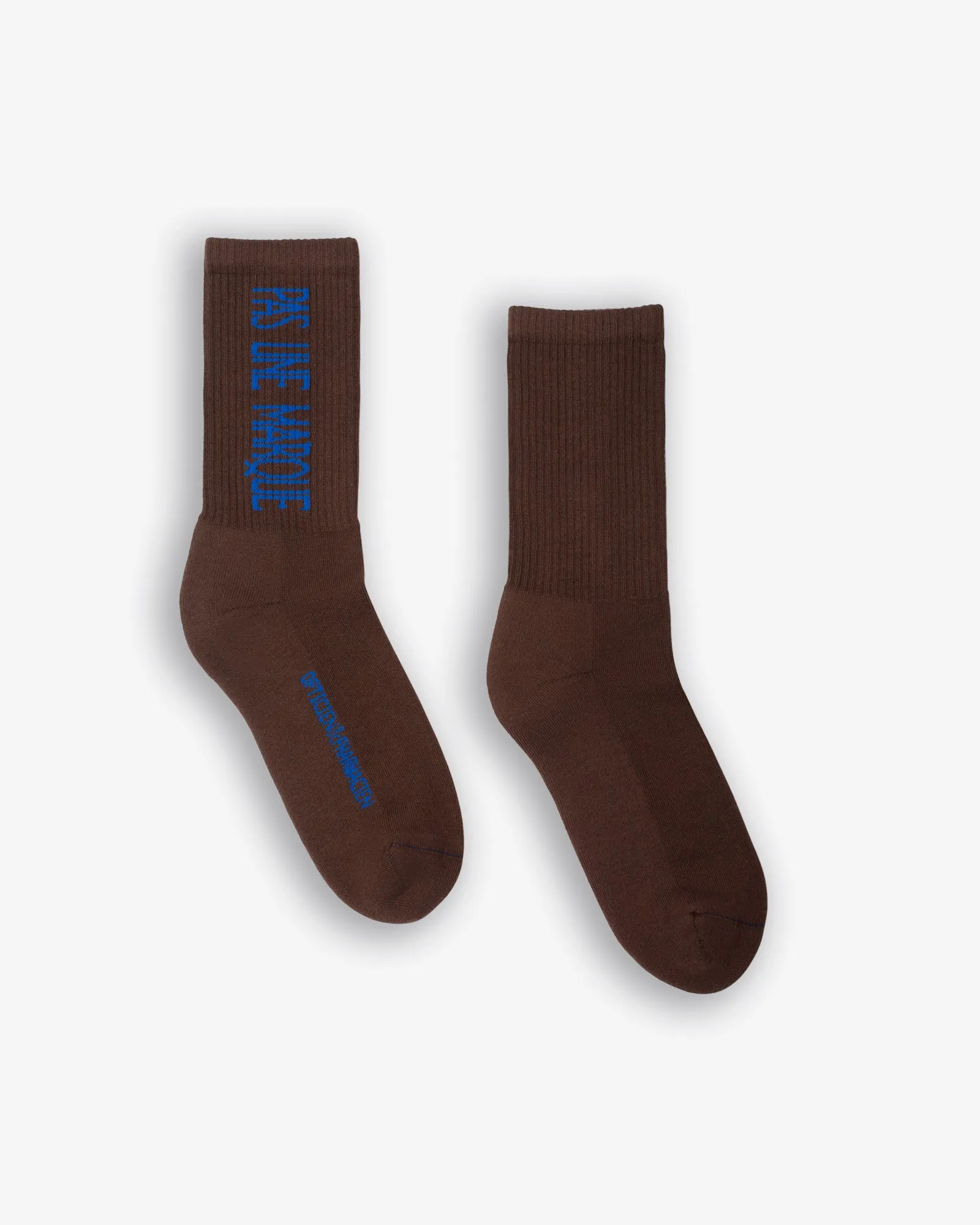 O&P Socks (Brown / Bue) sold by Pas Une Marque product image thumbnail 2