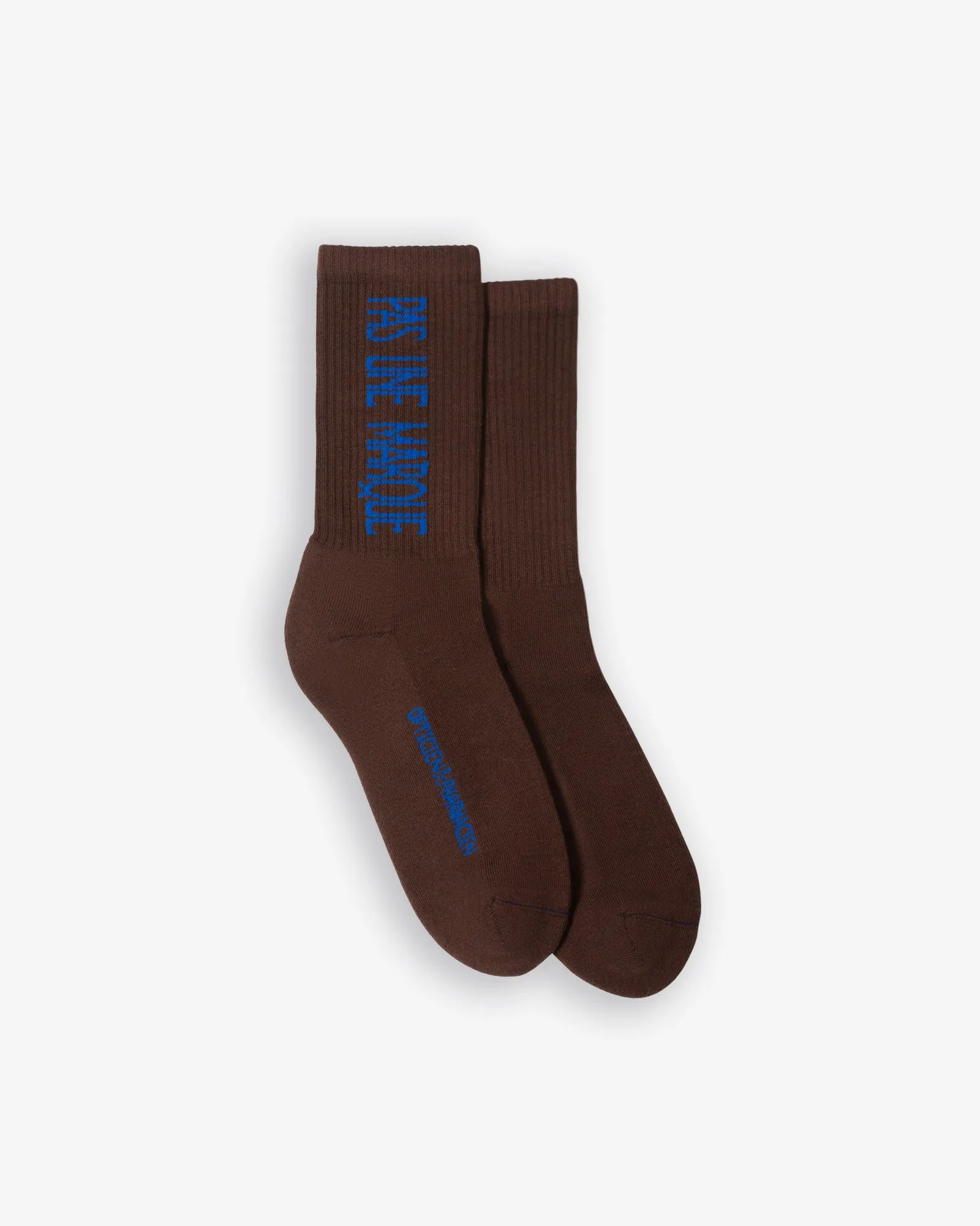 O&P Socks (Brown / Bue) sold by Pas Une Marque