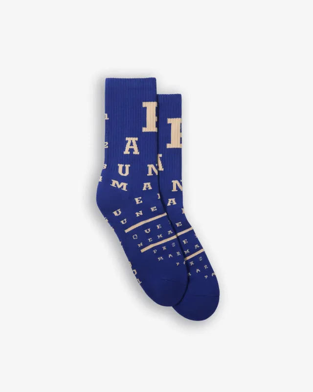 Optique Socks (Purple / Beige) made by Pas Une Marque