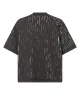 Double-Panelled Distressed Tee Shirt (Dark Grey / Mint) sold by Pas Une Marque