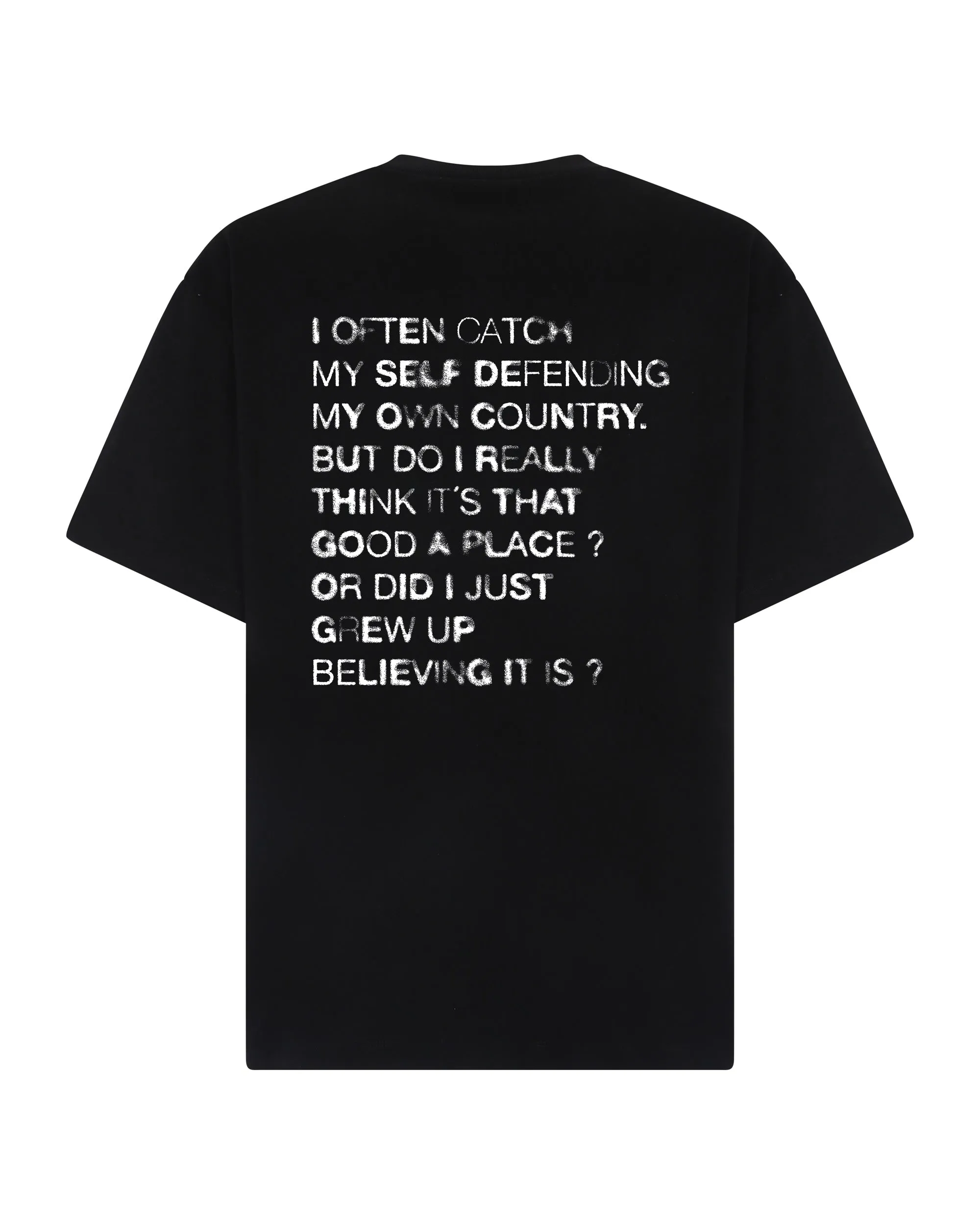 Self-Reflection Tee Shirt (Black) sold by Pas Une Marque product image thumbnail 2