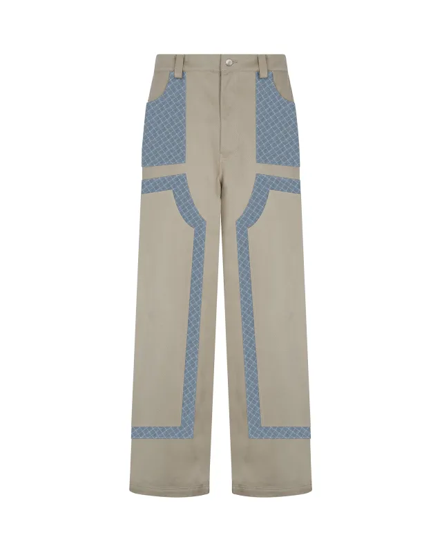 Cargo Denim Trousers (Multi) sold by Pas Une Marque