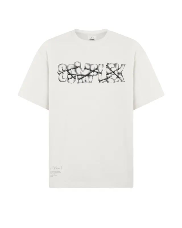 Johnson Tsang x Pas Une Marque Blockade Lines Tee Shirt (White) sold by Pas Une Marque