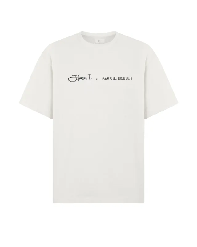 Johnson Tsang x Pas Une Marque Shopping Bag Tee Shirt (White) sold by Pas Une Marque