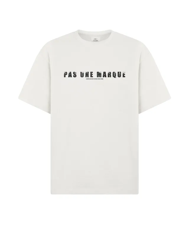 Johnson Tsang x Pas Une Marque Trapped Thoughts Tee Shirt (White) sold by Pas Une Marque