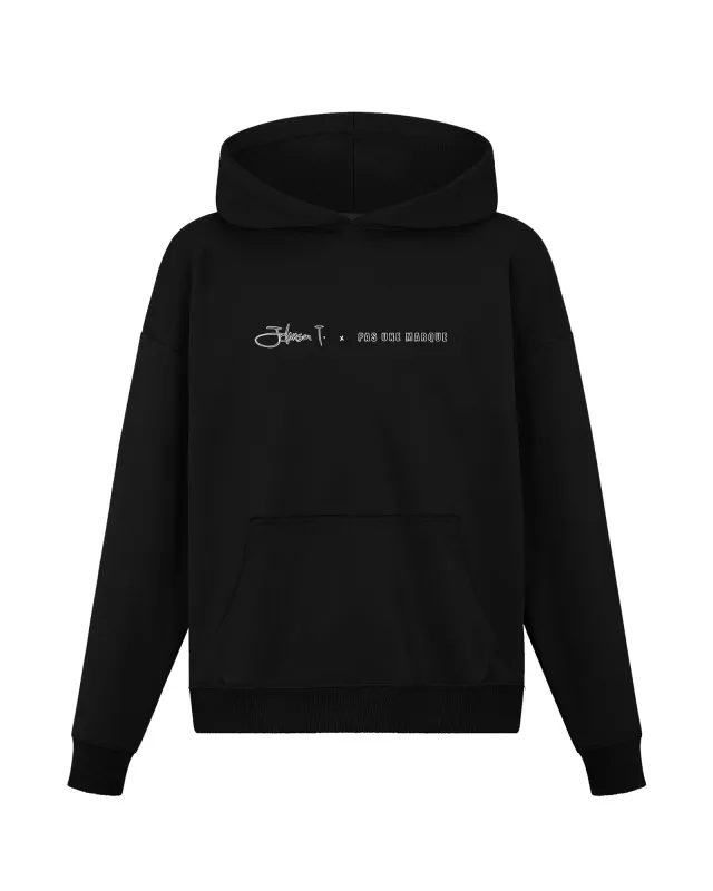 Johnson Tsang x Pas Une Marque Shopping Bag Hoodie (Black) sold by Pas Une Marque