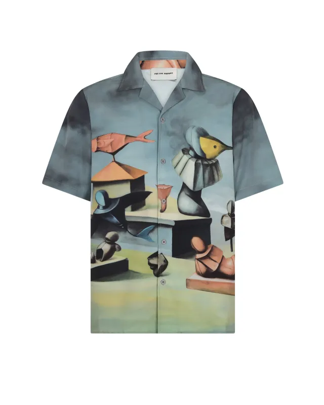 Dystopian Tableau Shirt (Multi) sold by Pas Une Marque