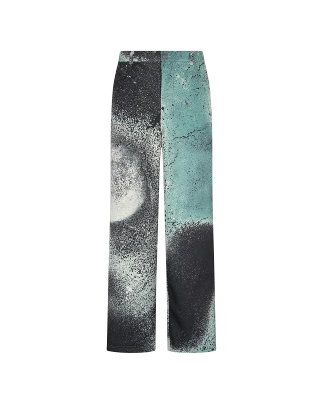 Azure Trousers (Multi) sold by Pas Une Marque