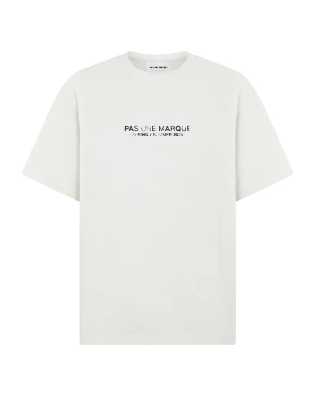 Self-Reflection Tee Shirt (White) sold by Pas Une Marque