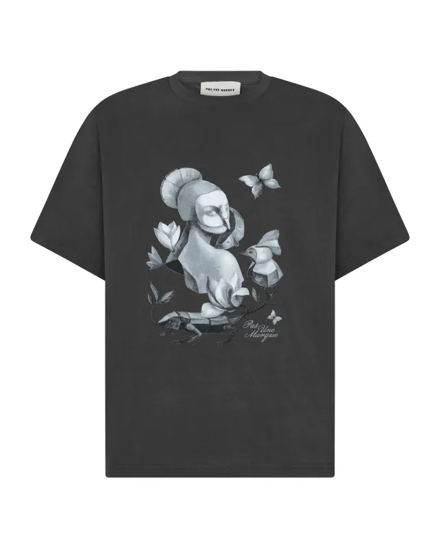 Imaginary Muse Tee Shirt (Graphite) sold by Pas Une Marque
