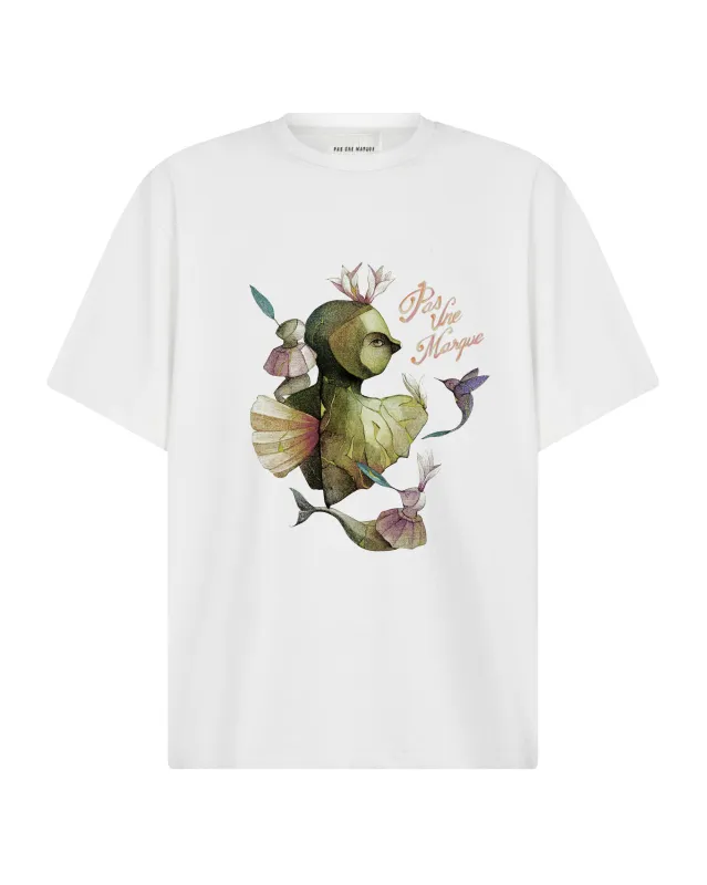 Lady PAS Tee Shirt (White) sold by Pas Une Marque