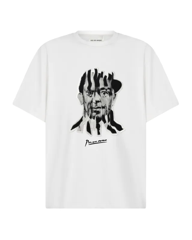 Fractured Icons Tee Shirt (White) made by Pas Une Marque