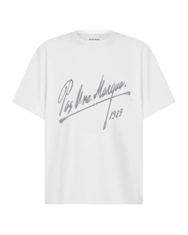 Autograph Tee Shirt (White) sold by Pas Une Marque