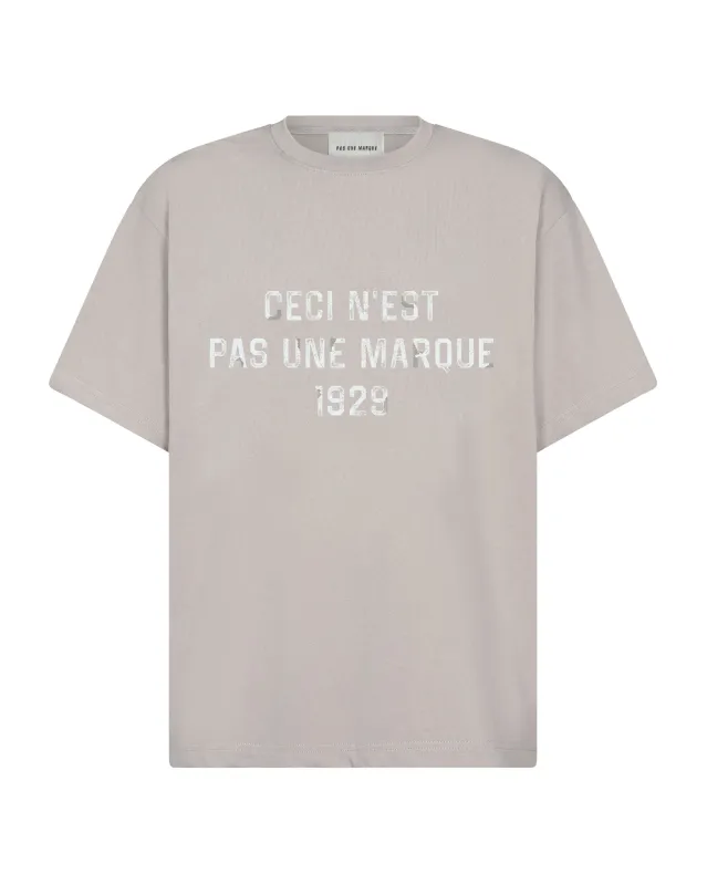 René Tee Shirt (Grey) sold by Pas Une Marque
