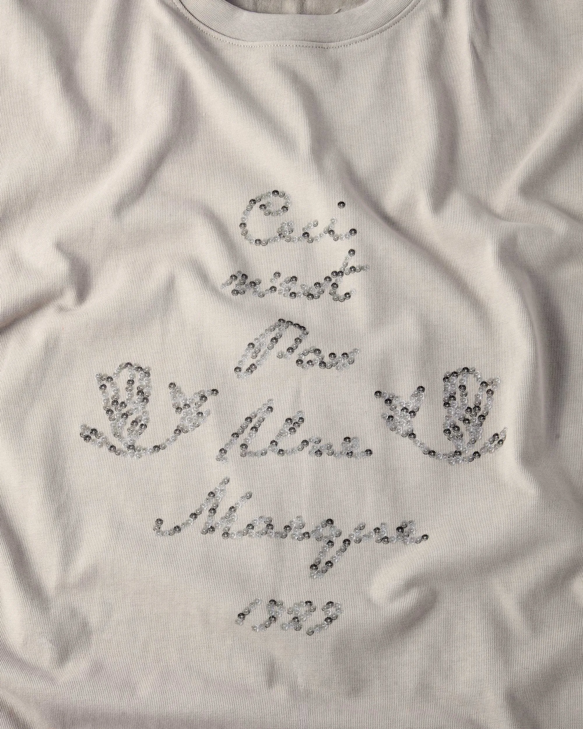 Ceci N'est Pas Une Marque Buttons Tee Shirt (Grey) sold by Pas Une Marque product image thumbnail 3