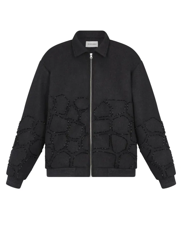 Hand-beaded Mosaic Jacket made by Pas Une Marque