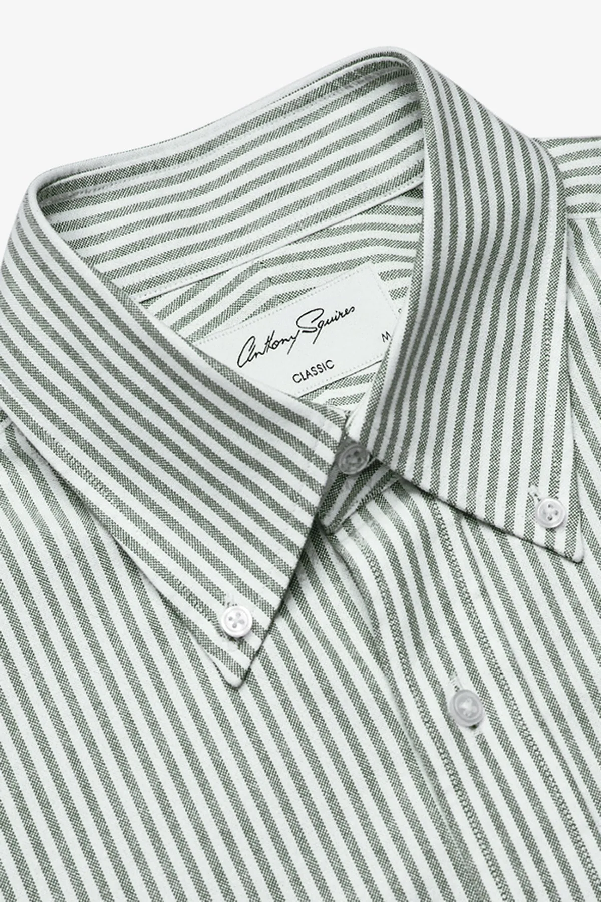 Dexter green stripe button down sold by Anthony Squires product image thumbnail 3