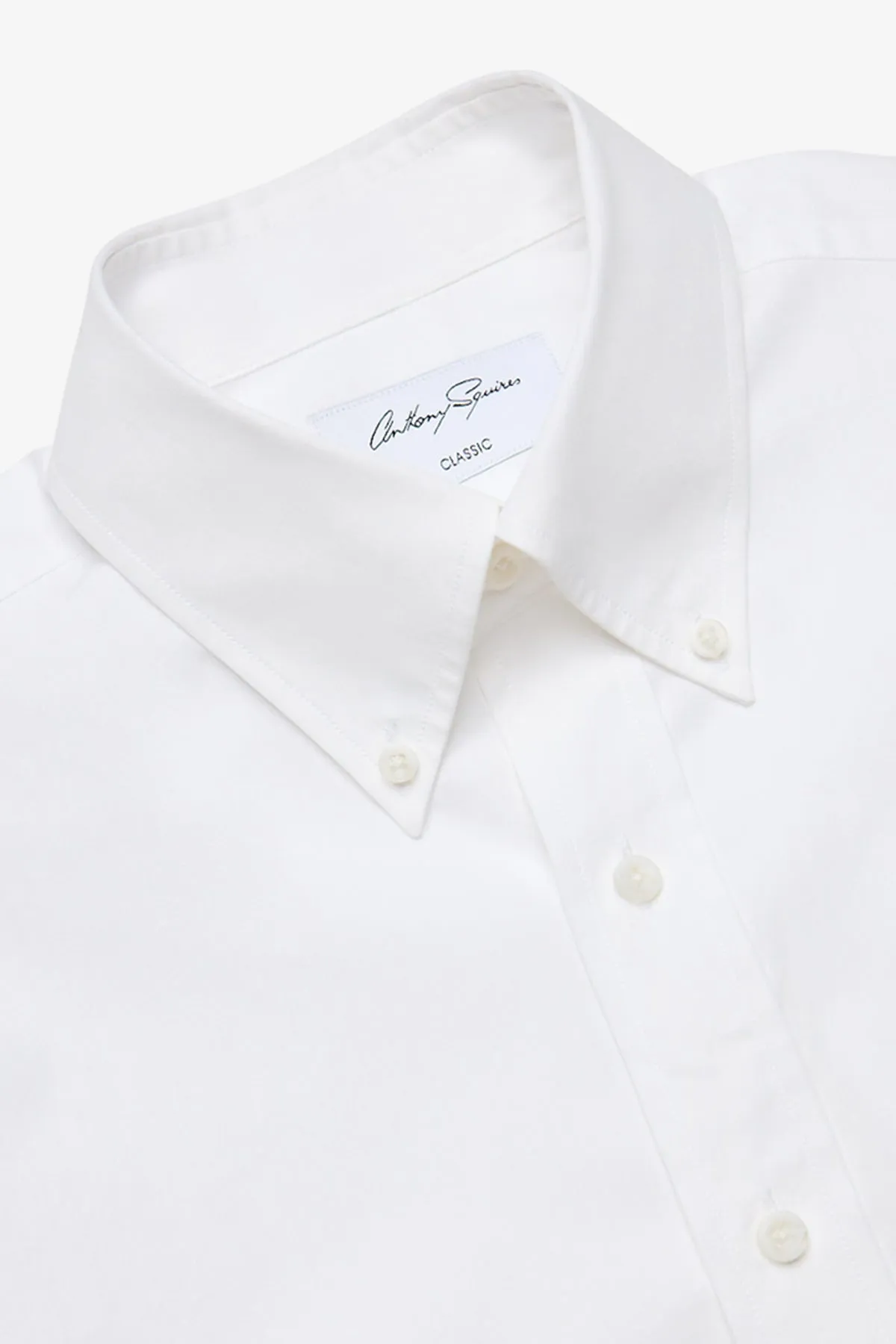 Dexter white button down sold by Anthony Squires product image thumbnail 3