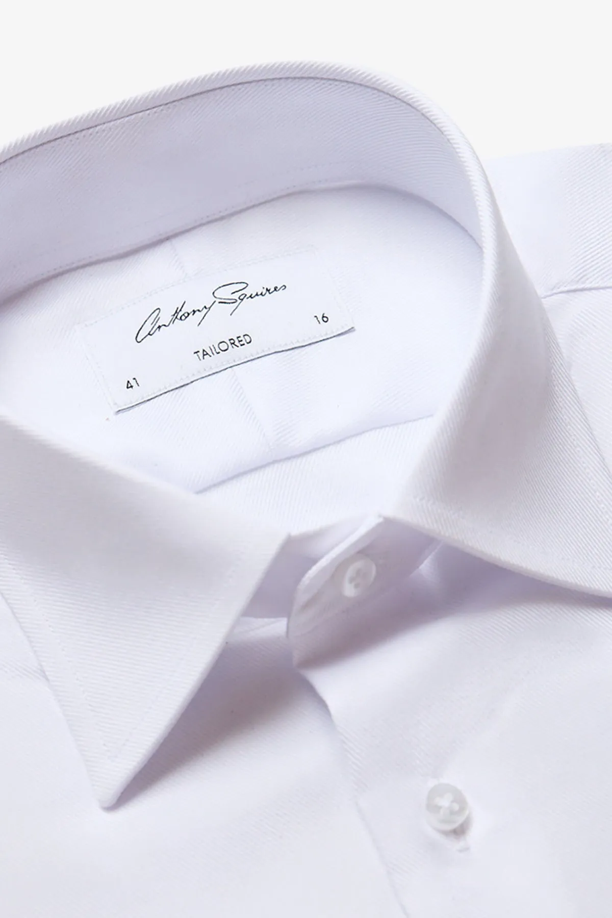 Norris white twill sold by Anthony Squires product image thumbnail 2