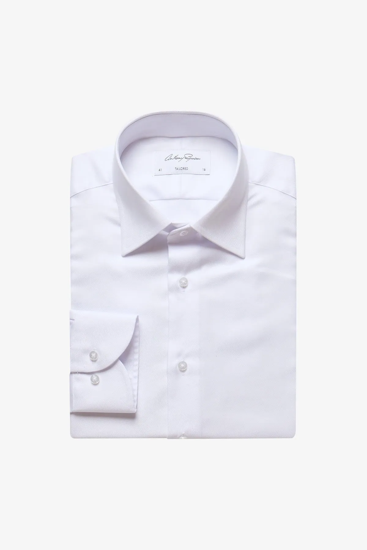 Norris white twill sold by Anthony Squires