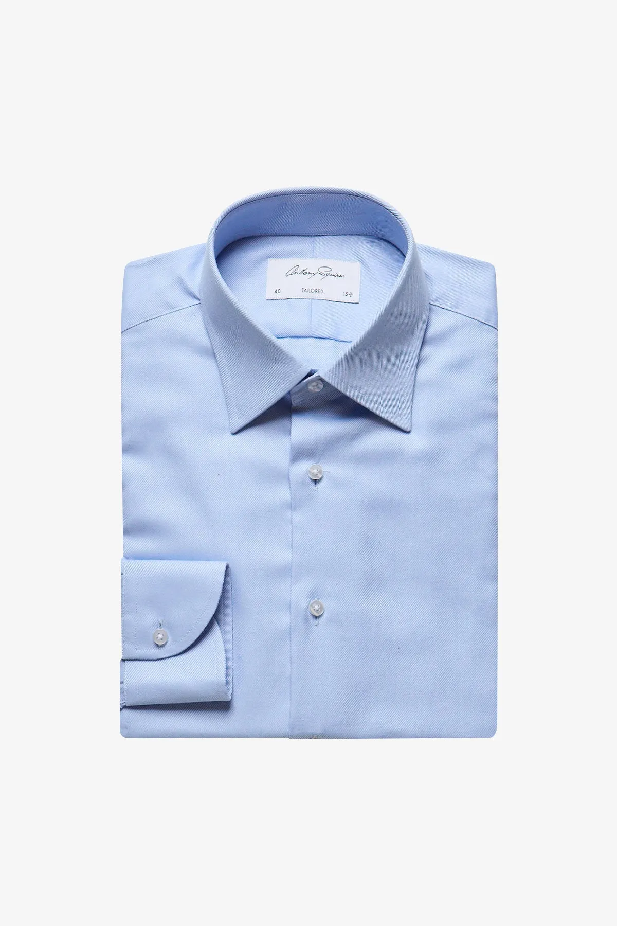 Norris blue twill sold by Anthony Squires