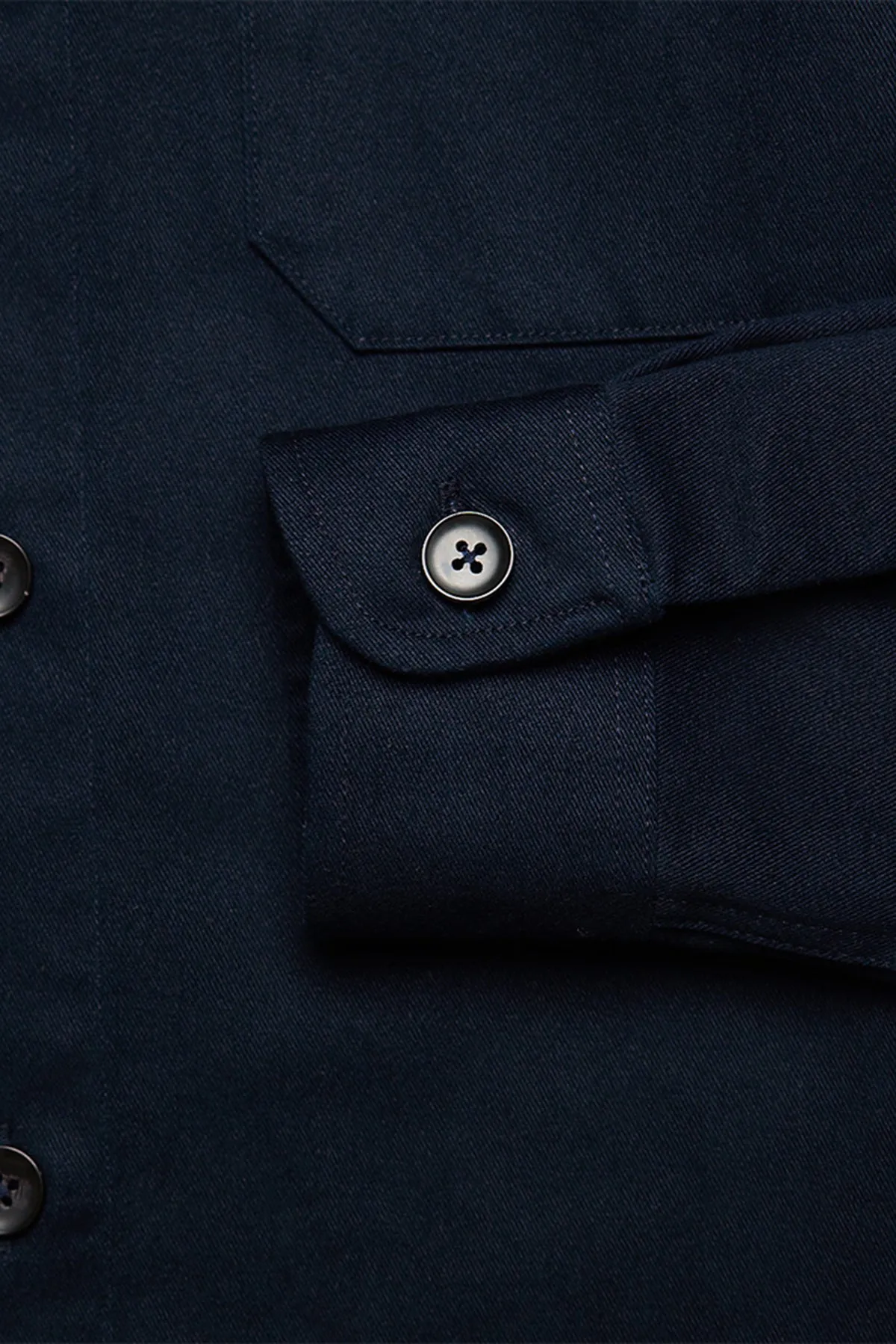 Wright navy overshirt sold by Anthony Squires product image thumbnail 5