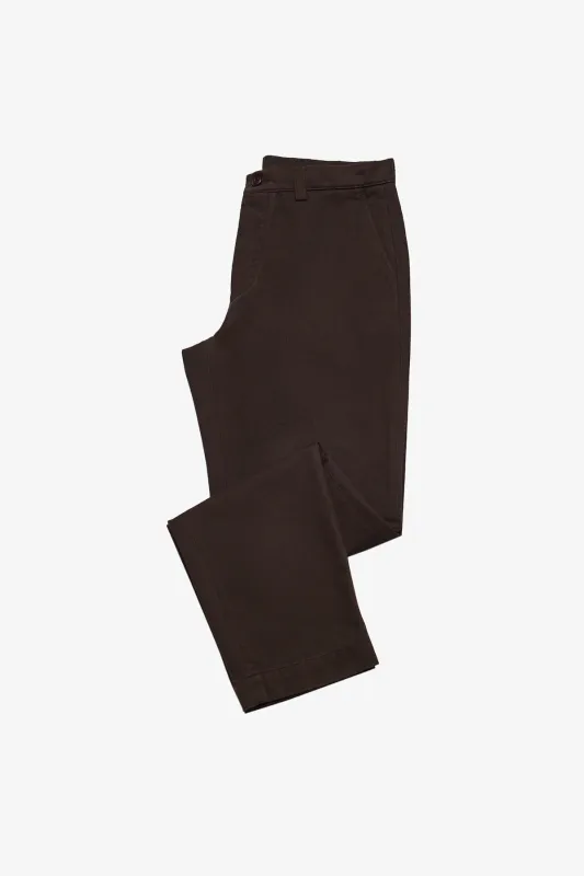 Gilles brown chino pant sold by Anthony Squires