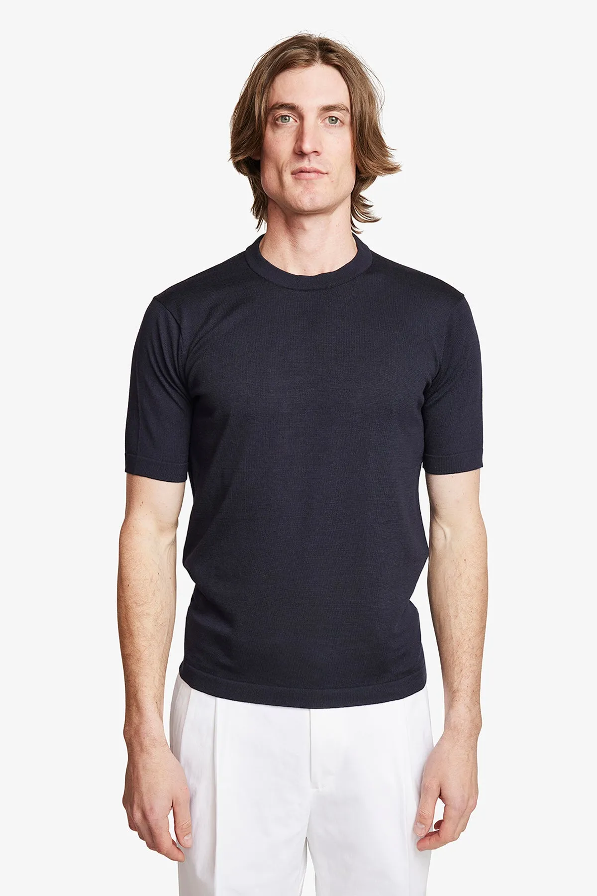 Easy Knit Tee - Navy Blue sold by Anthony Squires product image thumbnail 3