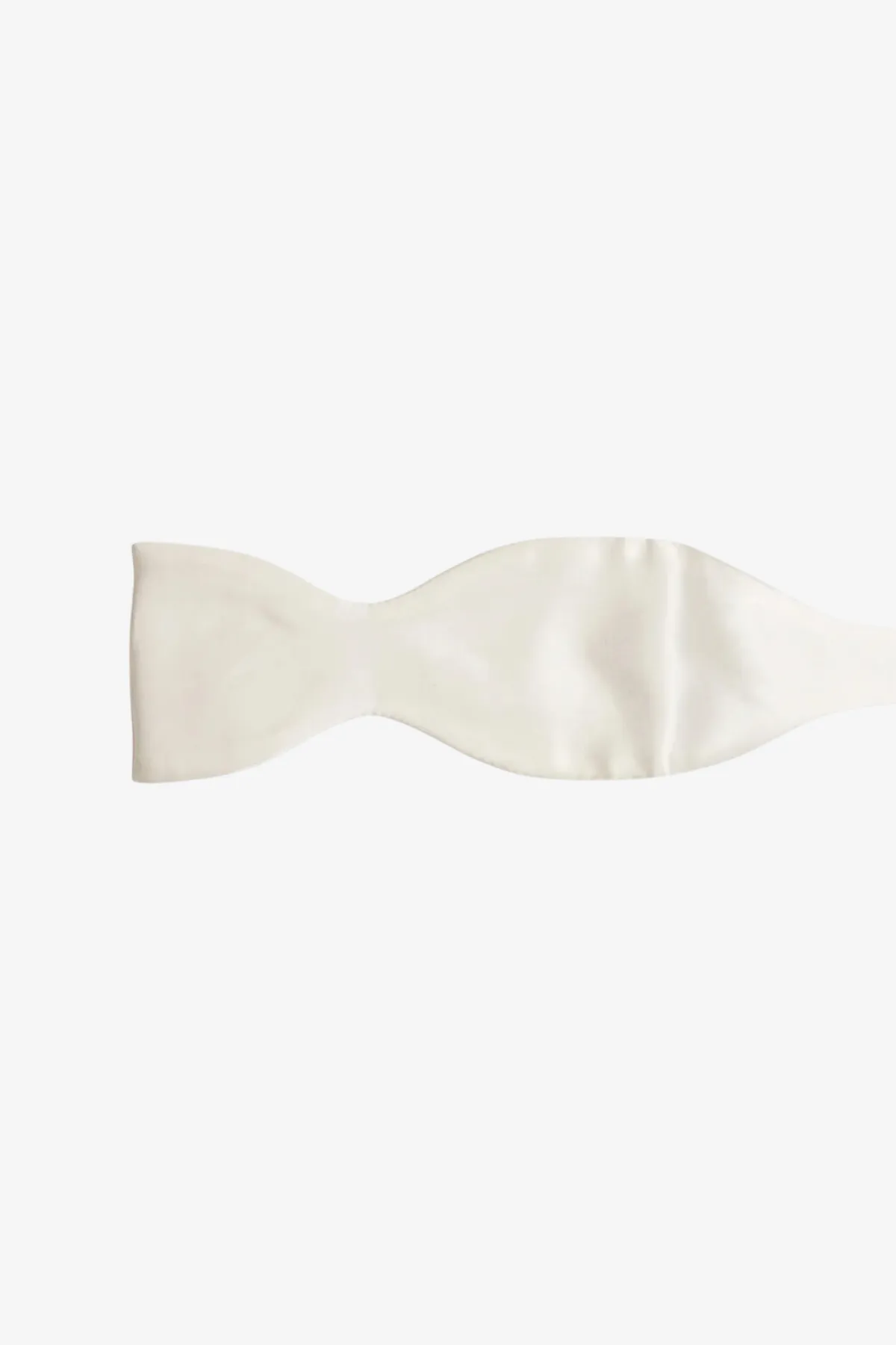 Tie your own Bow Tie - White sold by Anthony Squires