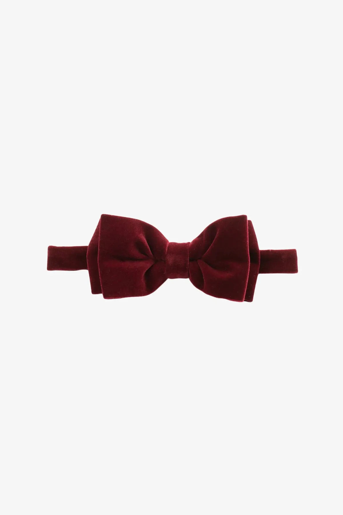 Bow Tie - Burgundy Velvet sold by Anthony Squires