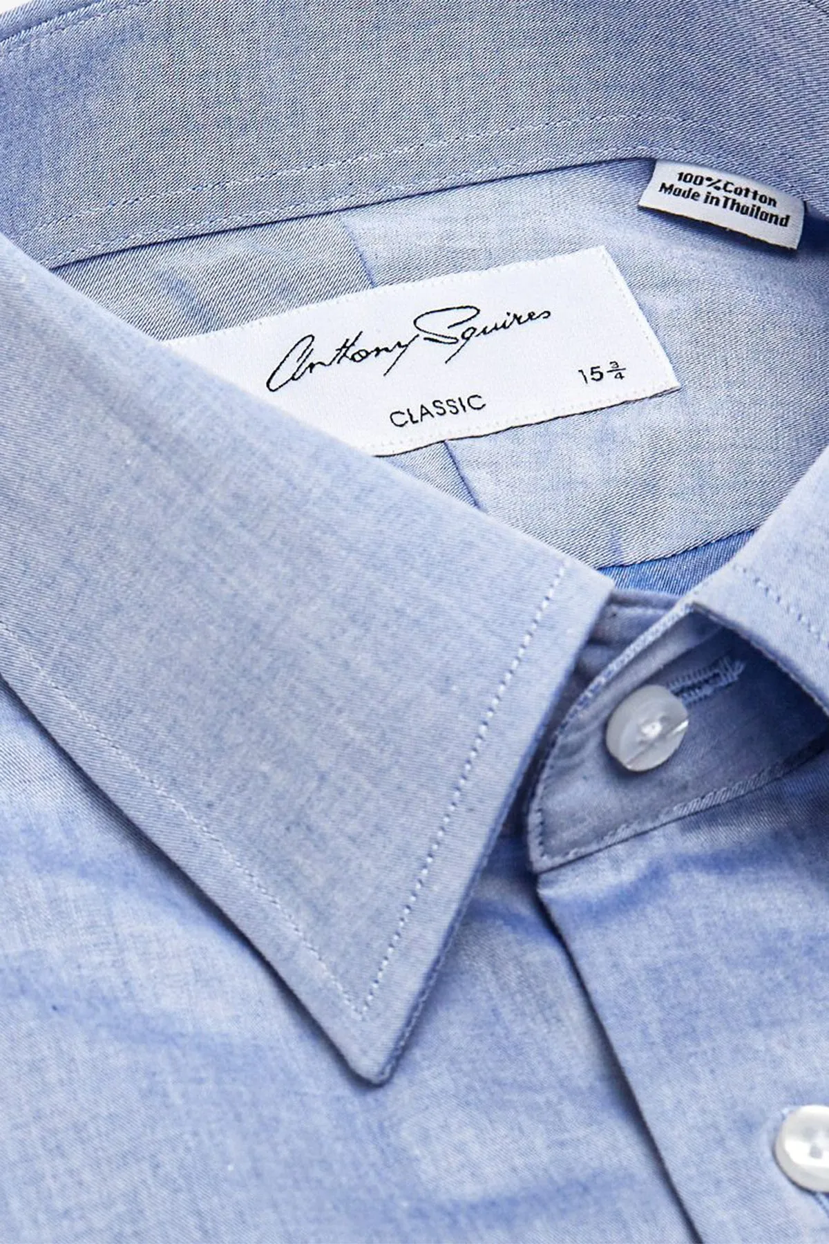 Gus - Blue Business shirt sold by Anthony Squires product image thumbnail 2
