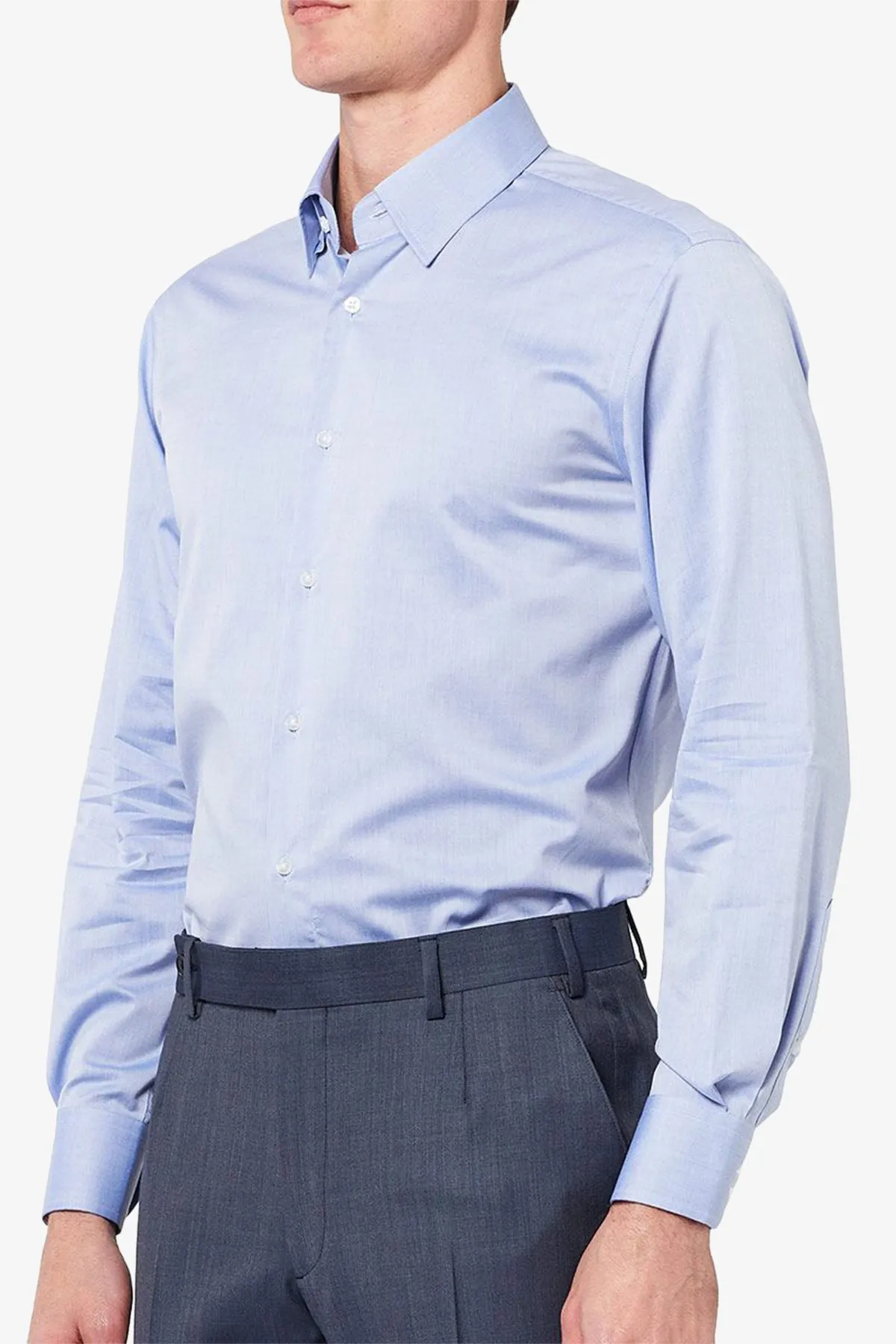 Gus - Blue Business shirt sold by Anthony Squires product image thumbnail 4