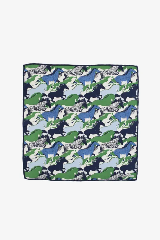 Pocket square - Green sold by Anthony Squires