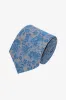 Tie - Silk sky blue foral sold by Anthony Squires
