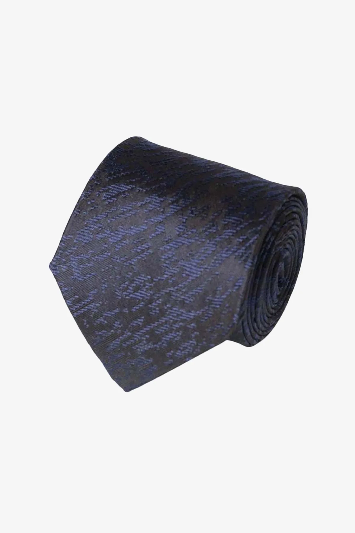 Tie - Silk black with purple sold by Anthony Squires