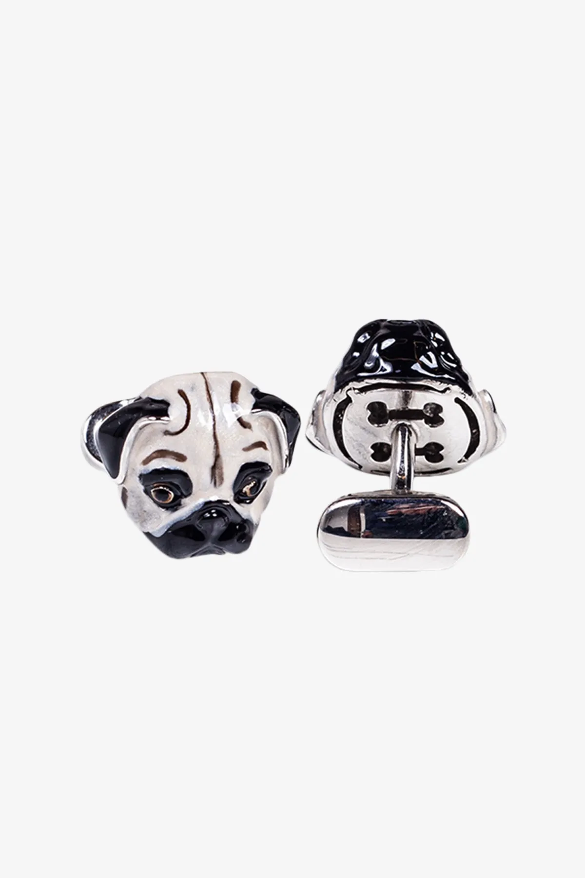 Cufflinks - Pug Face sold by Anthony Squires