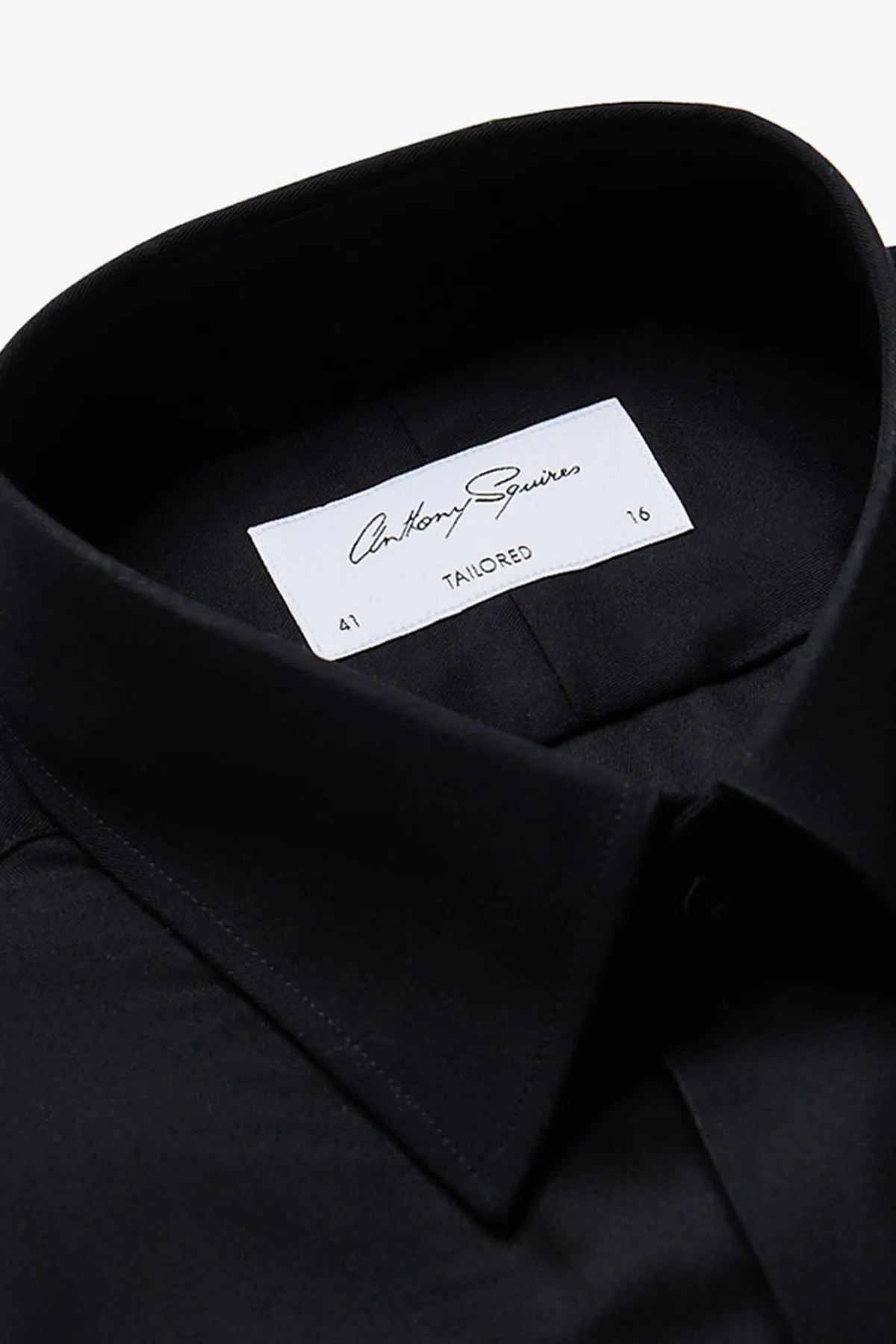 Claude fine black twill sold by Anthony Squires product image thumbnail 2