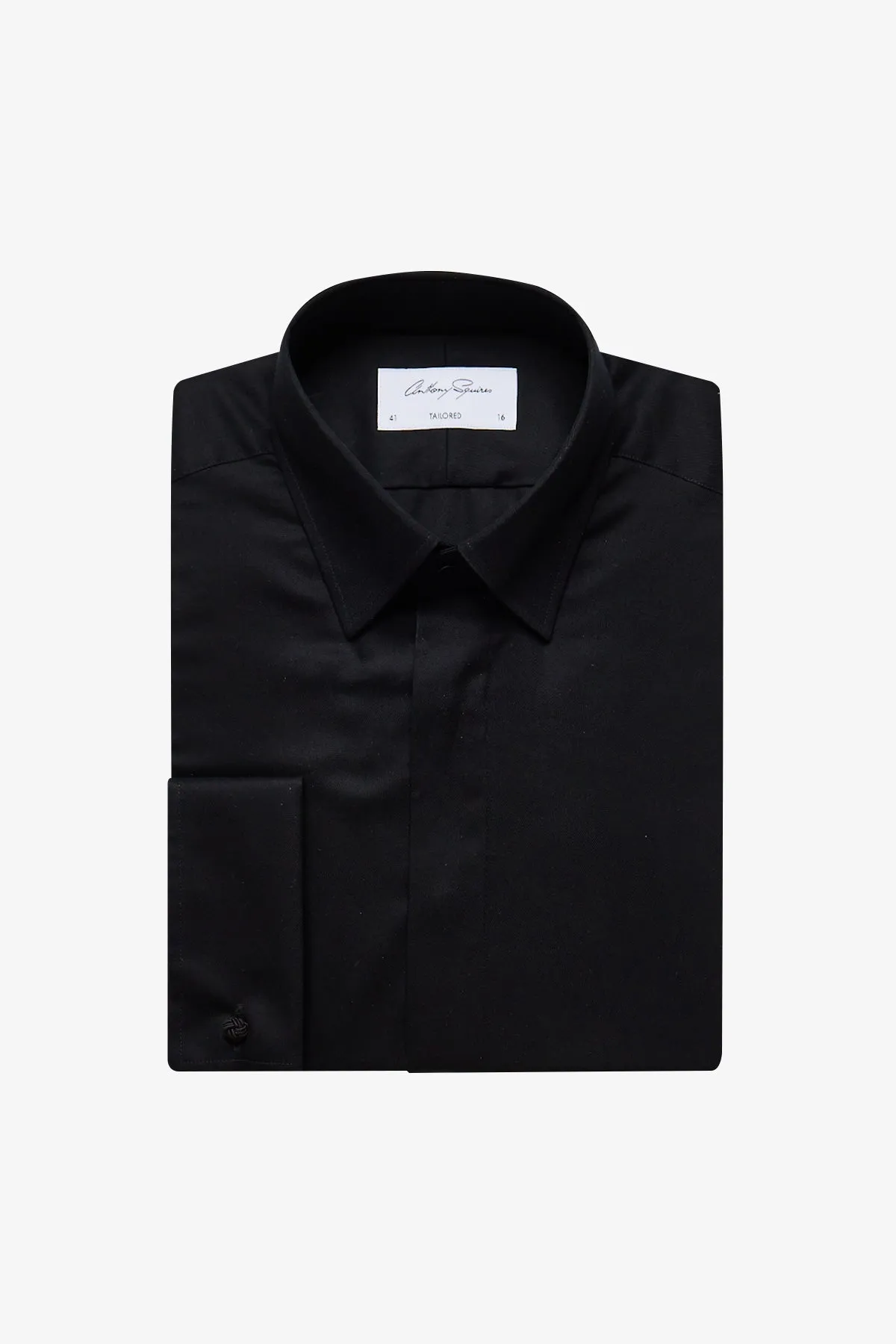 Claude fine black twill sold by Anthony Squires